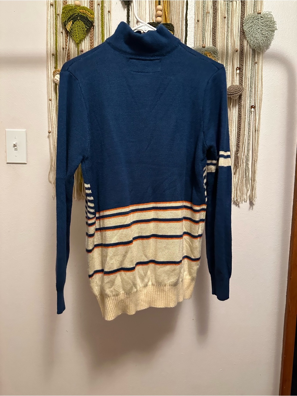 Dutch Bros 92 Blue Sweater Turtleneck